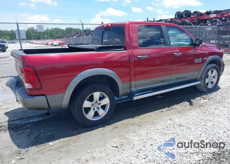 2013 Ram 1500 Outdoorsman z USA, uszkodzony, nr VIN 1C6RR7LTXDS649494